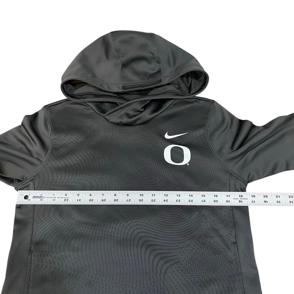 Nike Dri-Fit Women's Oregon Ducks  Performance Pullover Hoodie Gray Small - Picture 6 of 7